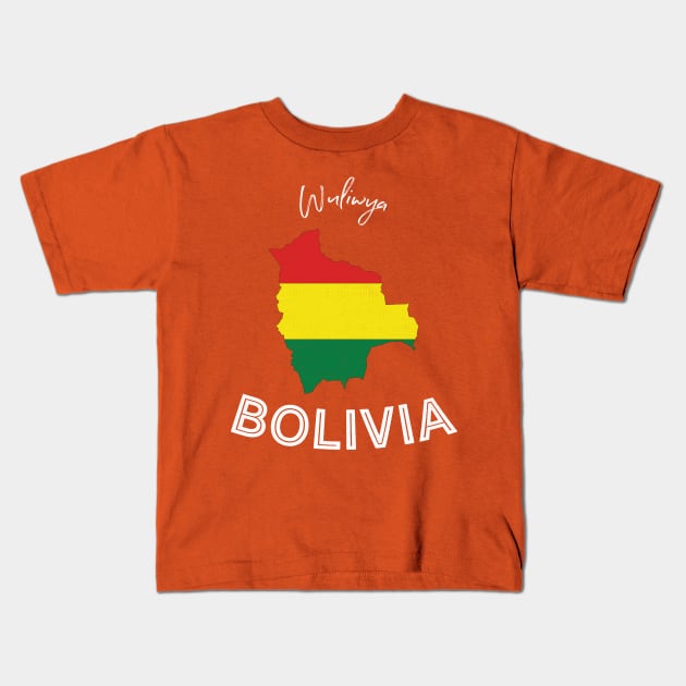 Bolivia Kids T-Shirt by phenomad